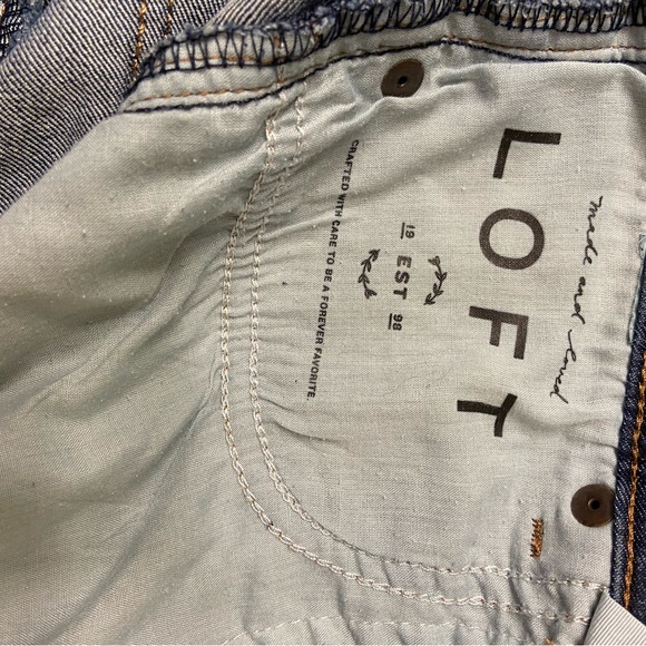 LOFT Jeans. Size 8. Curvy skinny. EUC. - Picture 5 of 6